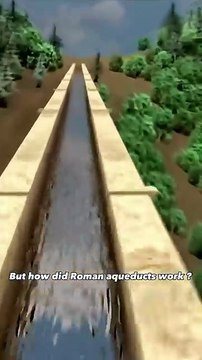 The engineering of roman aqueducts explained.