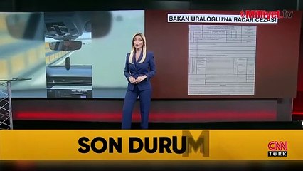 Ulaştırma Bakanı Uraloğlu’na hız sınırını yüzde 50 aştığı için 9 bin 267 TL ceza
