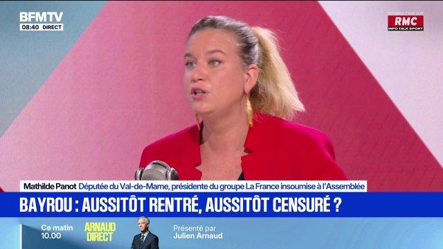 Motion de censure: Nous aurons des alliés , estime Mathilde Panot (LFI)