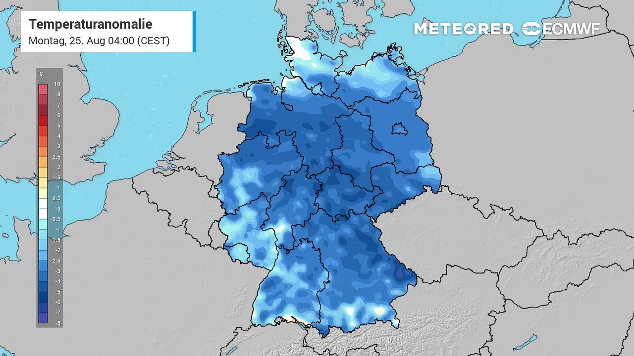 Der Samstag war deutlich zu kalt, jetzt kippt es in die andere Richtung!