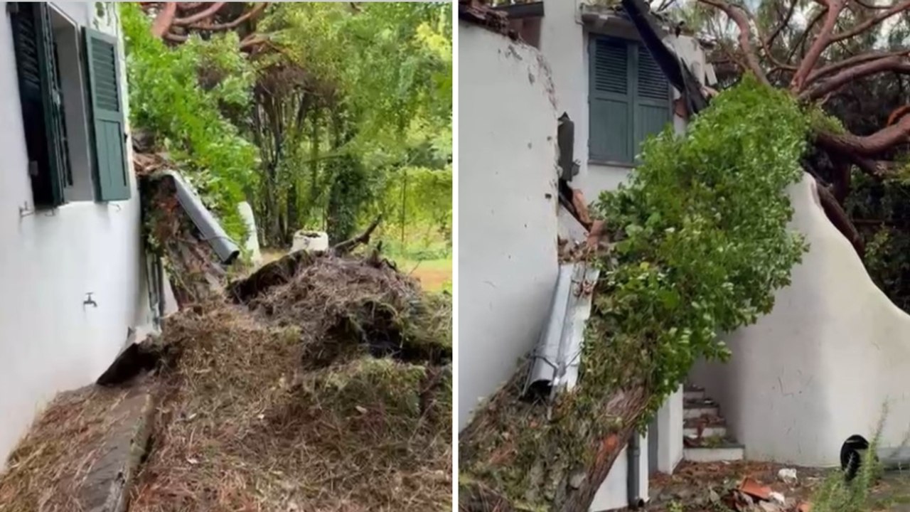 Il video dei danni alla casa di Arrigo Sacchi a Milano Marittima dopo la tempesta: «Mai visto niente di simile, io miracolato»