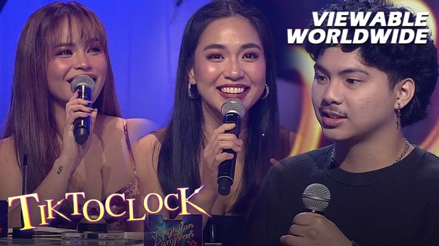 TiktoClock: Hannah Precillas at Aicelle Santos, napangiti sa isang Englisherong kontesero!