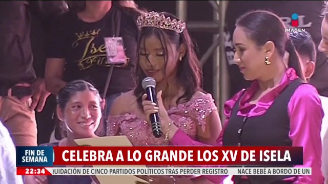 Isela celebró sus XV años a lo grande gracias a su familia y a la comunidad. Así festejó: