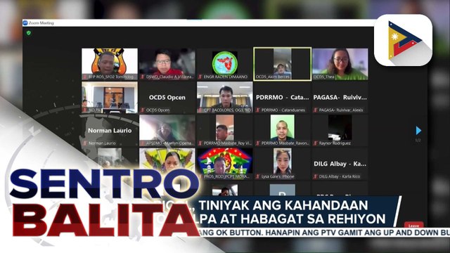 DSWD-Bicol, tiniyak ang kahandaan sa epekto ng LPA at habagat sa rehiyon; OCD-Bicol, patuloy na naka-red alert | ulat ni Gary Carillo - Radyo Pilipinas - Albay