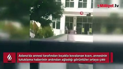 Adana’da bıçaklı anne krizi! Kızından şok savunma: Cani değil