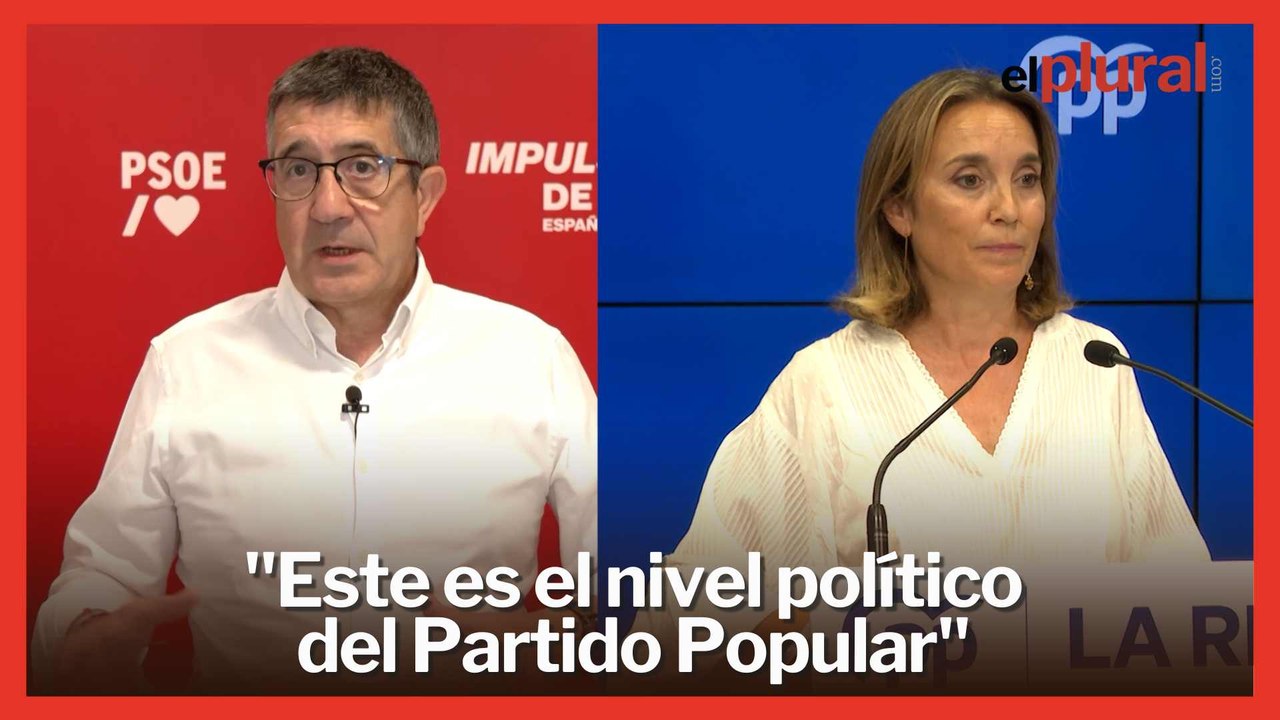 Patxi López ha lamentado que la "única obsesión" del PP es "echar a Pedro Sánchez"