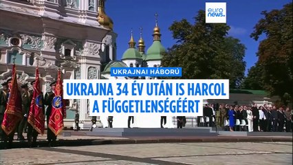 Ukrán Függetlenség Napja: Zelenszkij azt ígérte, hogy folytatni fogja a harcot