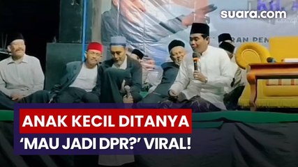 Bikin Netizen Salut, Jawaban Cerdas dan Berani Anak Kecil Ini Saat Ditanya 'Mau Jadi DPR?' Viral