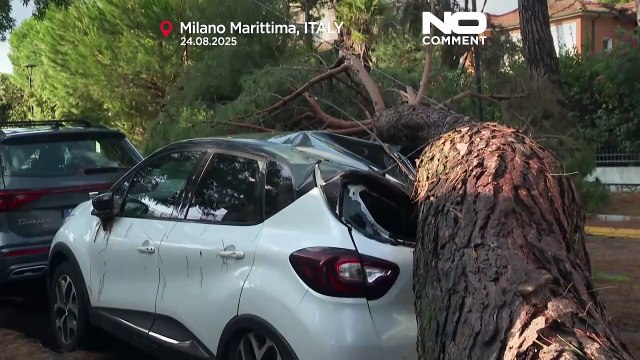 Itália: tempestade violenta causa estragos em estâncias turísticas