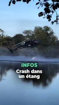 Les images de l’impressionnant crash d’un hélicoptère bombardier d’eau en Bretagne