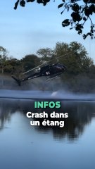 Les images de l’impressionnant crash d’un hélicoptère bombardier d’eau en Bretagne