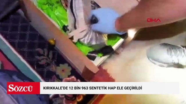 Kırıkkale'de 12 bin 963 sentetik hap ele geçirildi: 2 gözaltı