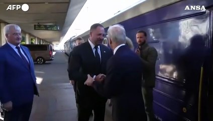 Kiev, visita ufficiale del primo ministro norvegese