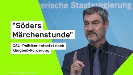 "Söders Märchenstunde" - CSU-Politiker entsetzt nach Klingbeil-Forderung