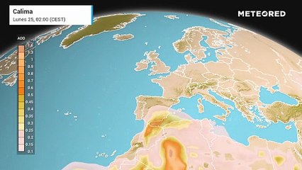 Una lengua de polvo saharrano se extiende por España