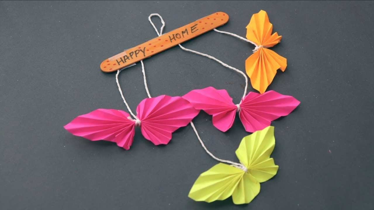 How to Make Paper Butterfly Origami | DIY Paper Butterfly | Easy Origami Craft