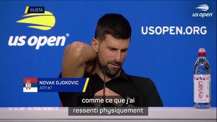 US Open - Djokovic ne sait pas d’où vient sa baisse physique dans le 2ème set