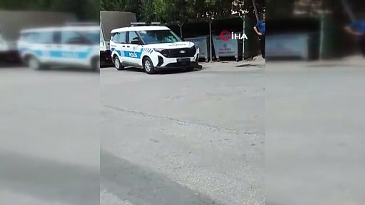 Bursa Gemlik’te nefes kesen kovalamaca! Polis aracına çarptı