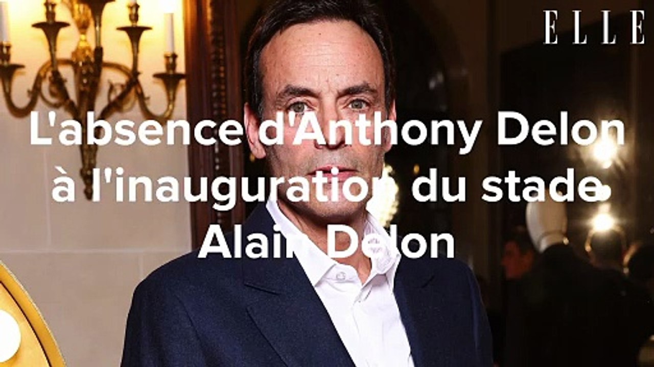 Anthony Delon explique son absence lors de l’inauguration du stade au nom de son père Alain Delon