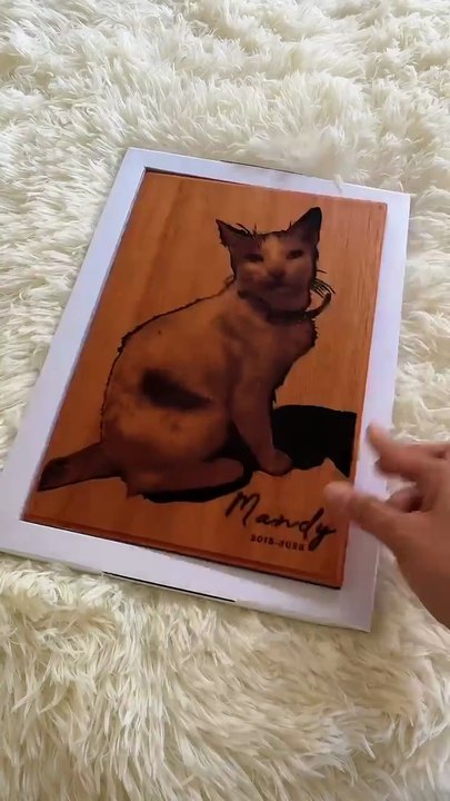 Pert Portrait On Wood