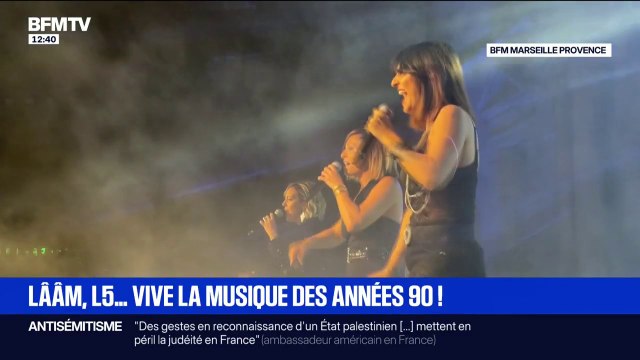 Lââm, L5...La musique des années 90 à l'honneur à Marignane (Bouches-du-Rhône)