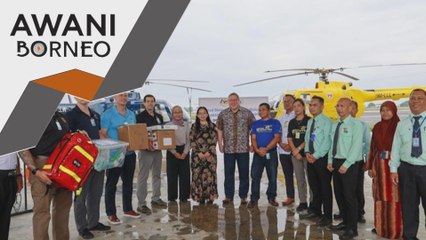 Perkhidmatan Doktor Udara Sarawak terima sumbangan peralatan daripada AS