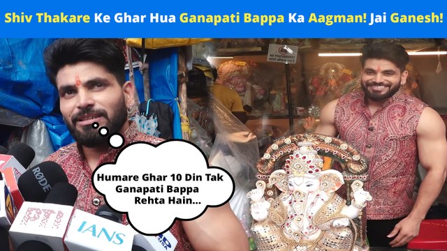 Shiv Thakare Arrives At Murti Kendra To Take Ganapati Bappa Home! Ganesh Chaturthi Special!