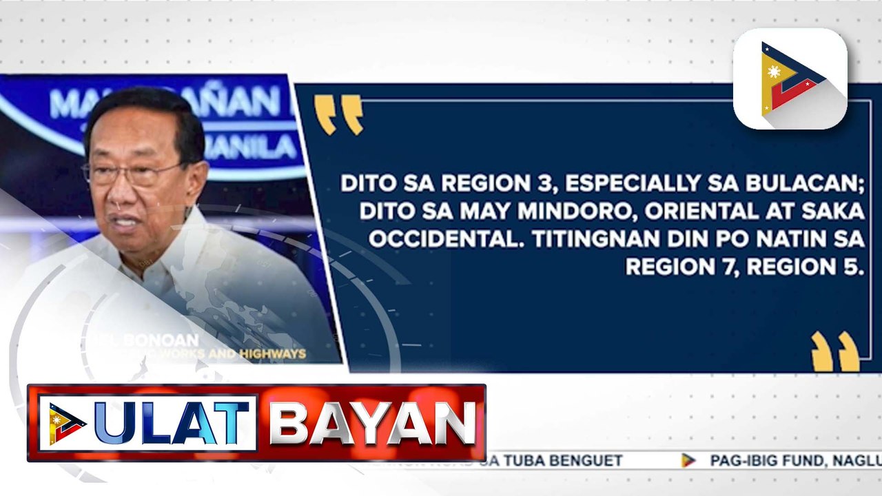 DPWH, natapos na ang initial validation sa flood control projects ng pamahalaan  | ulat ni Bernard Ferrer