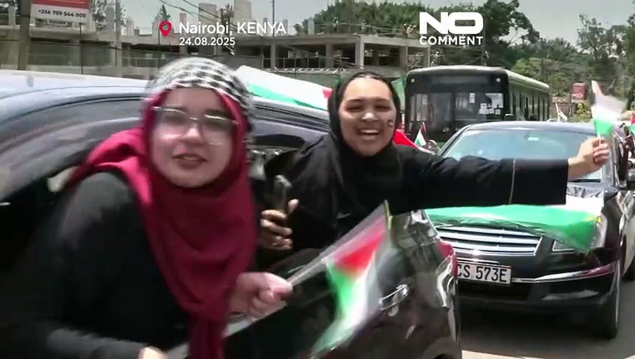 Sehen: Hunderte demonstrieren in Kenias Hauptstadt gegen Gaza-Krieg