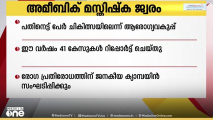 സംസ്ഥാനത്ത് അമീബിക് മസ്തിഷ്ക ജ്വരം ബാധിച്ച് 18-പേർ ചികിത്സയിലെന്ന് ആരോഗ്യവകുപ്പ്