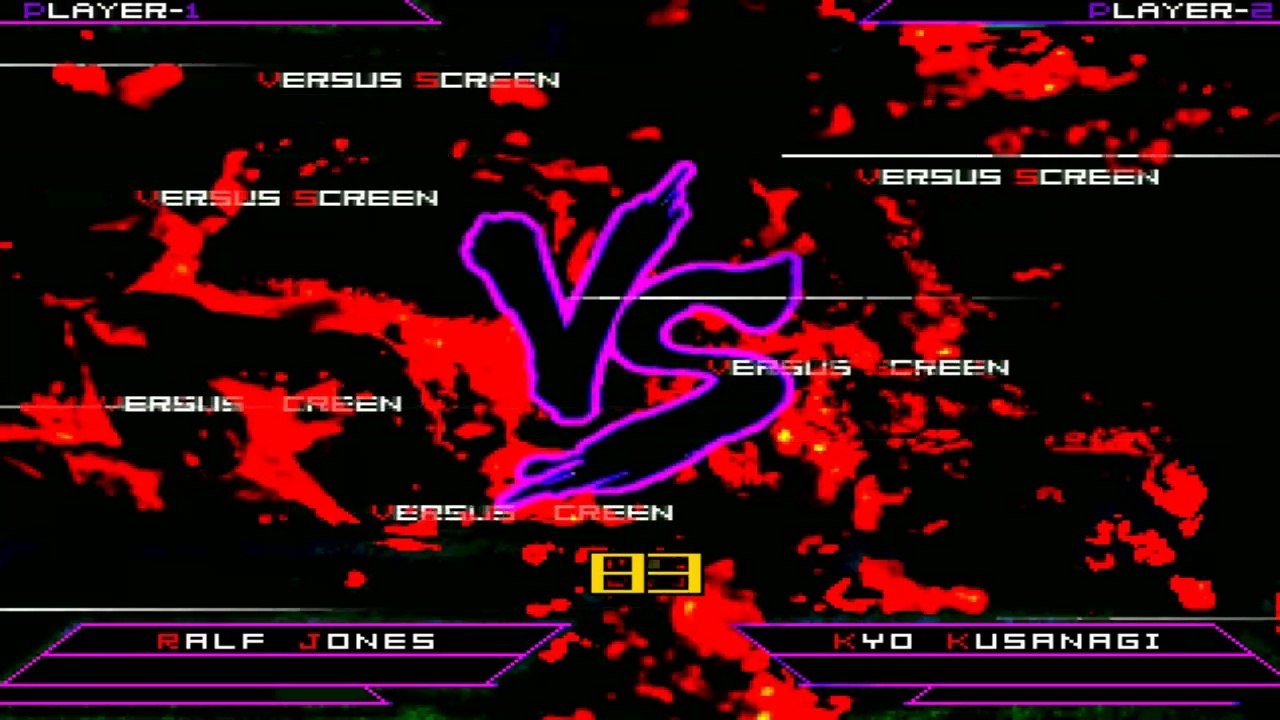 Ralf Team VS Kyo Team [KOF MUGEN]