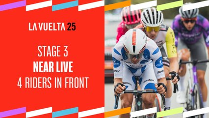4 riders in front of the race - La Vuelta 2025