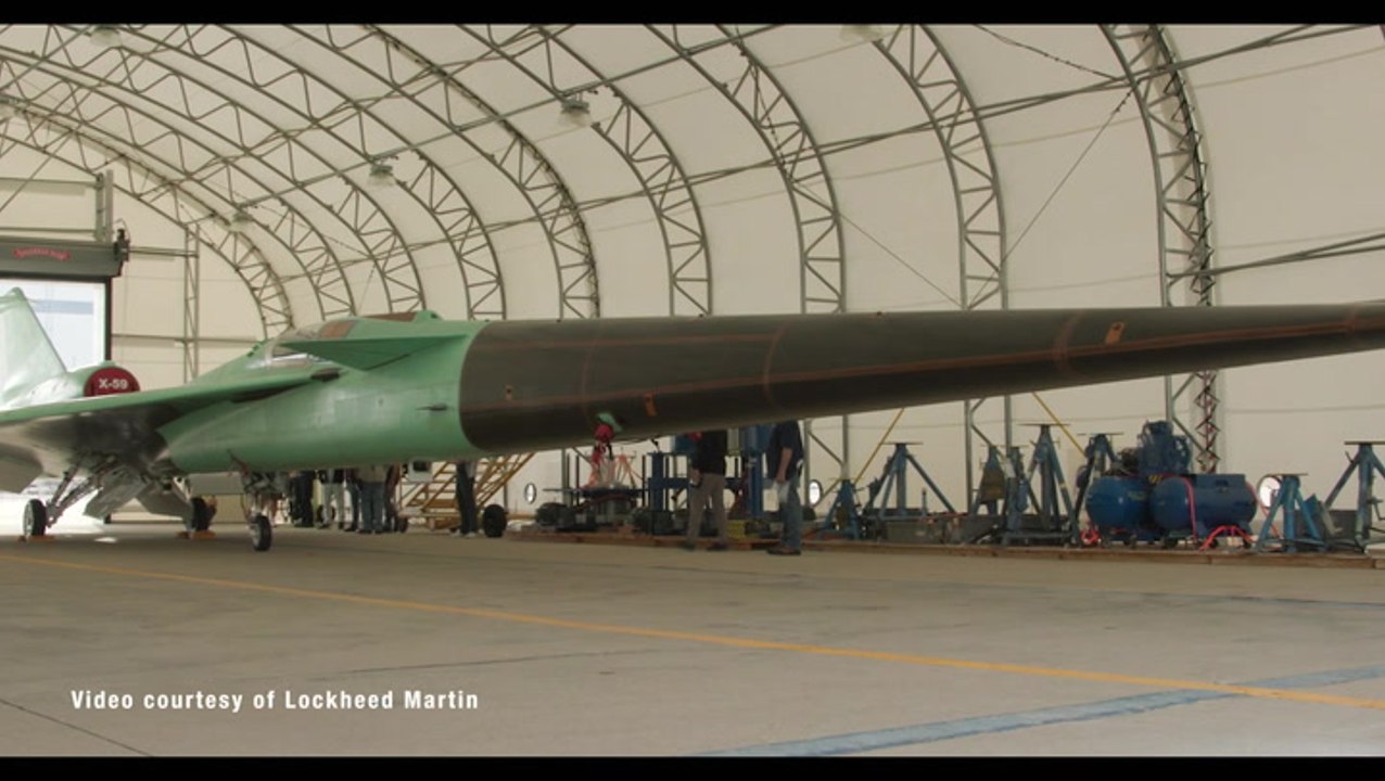 Lockheed Martin X-59 QuessT With Quiet SuperSonic Technology
