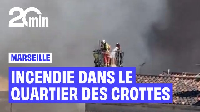 Des centaines de personnes évacuées après un violent incendie dans le quartier des Crottes
