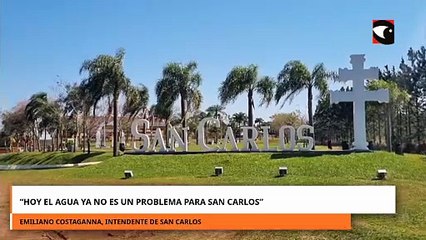Balance en San Carlos Hoy el agua ya no es un problema para San Carlos