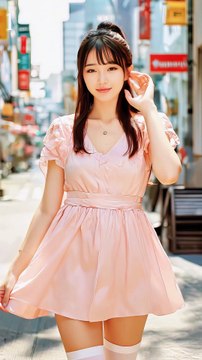 街拍美女 27 | 4K AI美女街頭時尚 | Beautiful Asian Girls Street Fashion Lookbook #shorts #aigirl