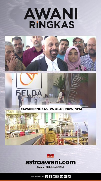 #AWANIRingkas 25 Ogos 2025 | 9PM