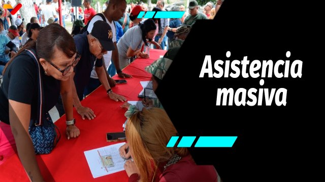 Al Aire | Venezolanos se alistaron de forma masiva en apoyo al presidente Nicolás Maduro