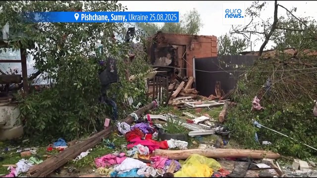 Latest Russian missile and drone attacks across Ukraine kill at least two and injure 33