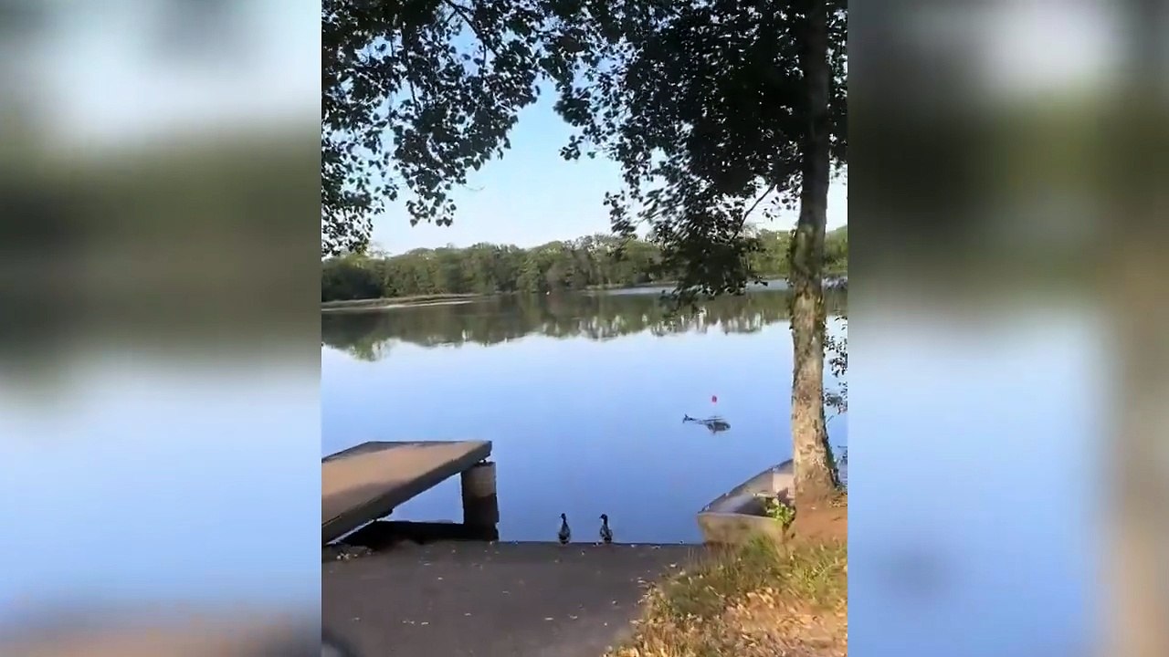 Elicottero dei vigili del fuoco precipita in uno stagno in Bretagna durante un intervento