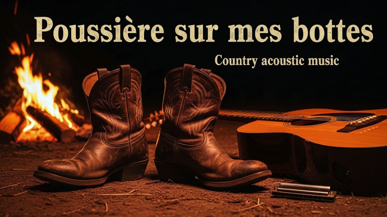 👉 Poussière sur mes bottes  Music  country acoustique (guitare & harmonica)