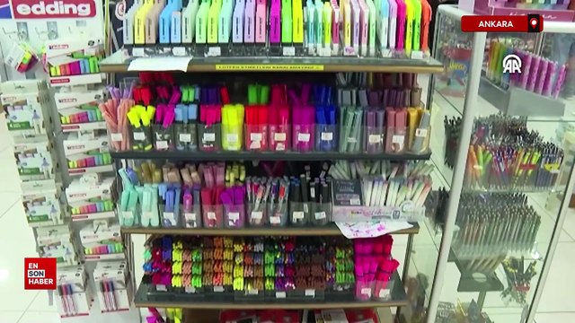 Ankara'da Ticaret Bakanlığı ekipleri yeni eğitim öğretim yılı öncesi okul ürünlerini denetledi