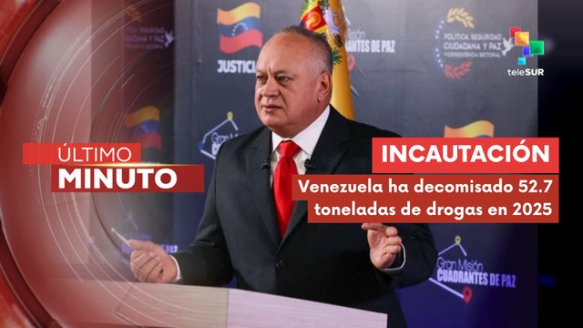 Venezuela no produce drogas y lo confirma informe de la ONU