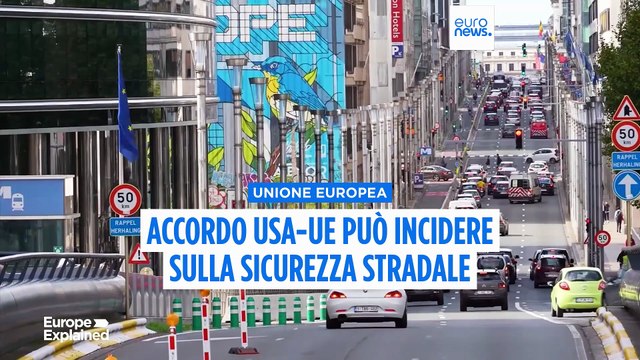 Accordo sui dazi Usa-Ue può avere conseguenze sulla sicurezza stradale
