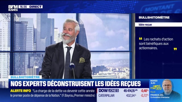Bullshitomètre : Les rachats d'action sont bénéfiques aux actionnaires - FAUX répond Marc Girault - 25/08