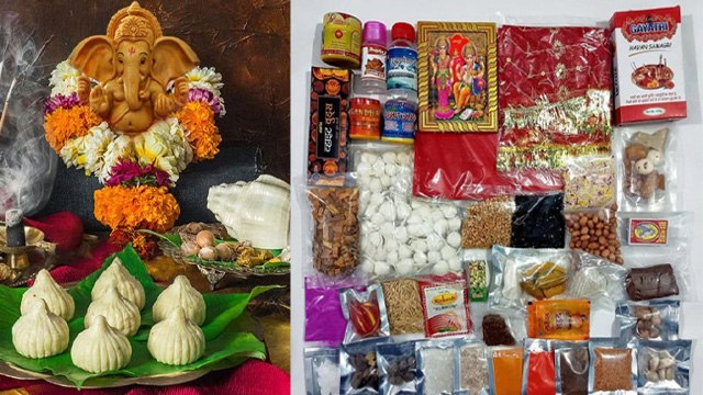 Ganesh Chaturthi Sthapana Samagri 2025:गणेश चतुर्थी स्थापना सामग्री लिस्ट,क्या क्या सामान लगता है ?
