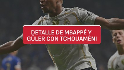 El gran detalle de Mbappé y Güler con Tchouaméni en el primer gol del Madrid ante el Oviedo
