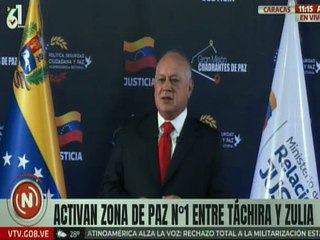 Vpdte. Sec. Cabello: La paz es el consenso fundamental de los venezolanos