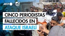 Cinco periodistas entre 20 fallecidos en un ataque israelí a un hospital de Gaza