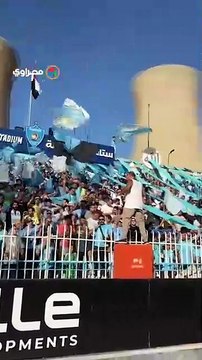جماهير غزل المحلة تشعل الأجواء خلال مباراة الأهلي